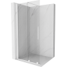 Mexen Velar Sliding Walk-in Shower Screen 110 x 200 cm, Transparent 8 mm, White - 871-110-000-03-20