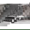Mexen Velar paroi de douche coulissante Walk-in 120 x 200 cm, transparente 8 mm, blanche - 871-120-000-03-20