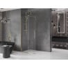 Mexen Velar paroi de douche coulissante Walk-in 110 x 200 cm, transparent 8 mm, or - 871-110-000-03-50