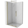 Mexen Velar sliding shower wall Walk-in 120 x 200 cm, transparent 8 mm, gold - 871-120-000-03-50