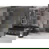 Paroi de douche coulissante Mexen Velar Walk-in 120 x 200 cm, transparent 8 mm, or - 871-120-000-03-50