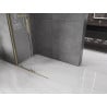 Mexen Velar Schiebeduschewand Walk-in 90 x 200 cm, transparent 8 mm, gold - 871-090-000-03-50