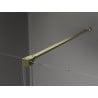Mexen Velar Duschwand zum Schieben Walk-in 120 x 200 cm, transparent 8 mm, gebürstetes Gold - 871-120-000-03-55