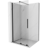 Mexen Velar liuglev dušisein Walk-in 110 x 200 cm, läbipaistev 8 mm, must - 871-110-000-03-70