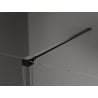 Mexen Velar paroi de douche coulissante Walk-in 120 x 200 cm, transparent 8 mm, noir - 871-120-000-03-70