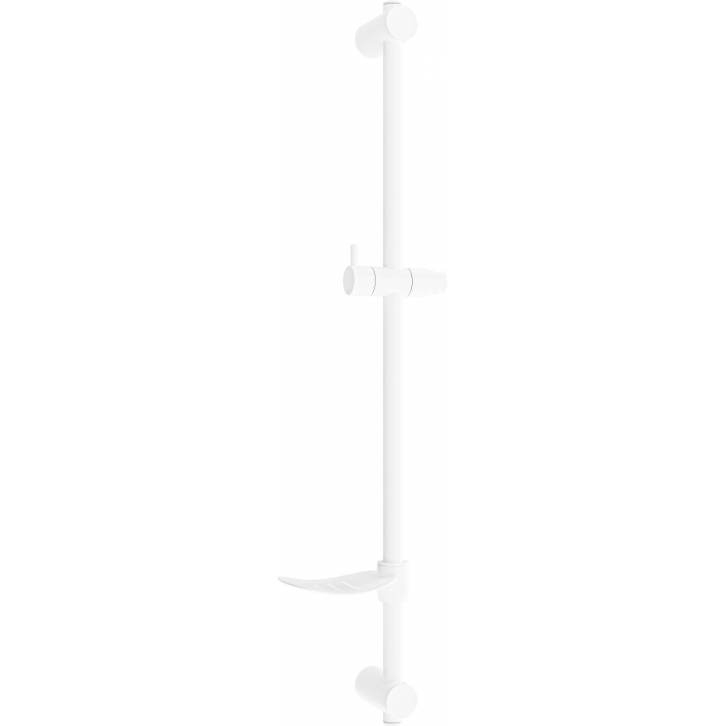 Mexen DF Duschstange mit Seifenschale 80 cm, weiß - 79382-20