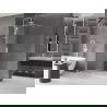 Mexen Velar Duschwand verschiebbar Walk-in 150 x 200 cm, transparent 8 mm, weiß - 871-150-000-03-20