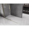 Mexen Velar Duschwand Schiebe-Walk-in 150 x 200 cm, transparent 8 mm, gold - 871-150-000-03-50