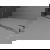 Mexen Velar begehbare Duschwand zum Schieben 70 x 200 cm, transparent 8 mm, gebürstet in Gun Gray - 871-070-000-03-66