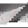 Mexen Velar Duschwand zum Schieben Walk-in 140 x 200 cm, transparent 8 mm, Roségold - 871-140-000-03-60