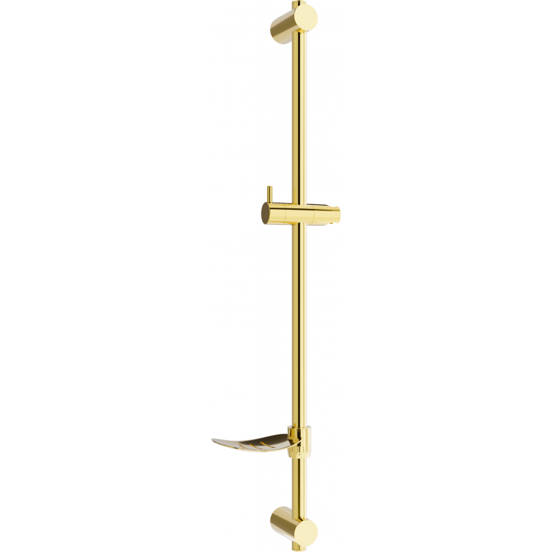 Mexen DF Duschstange mit Seifenschale 80 cm, gold - 79382-50