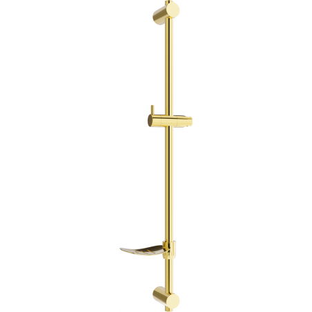 Mexen DF barra de ducha con jabonera 80 cm, dorada - 79382-50