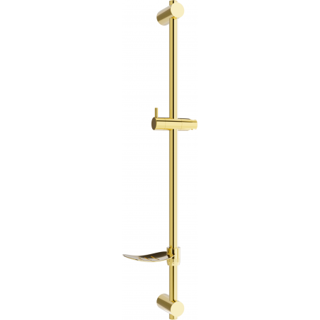 Mexen DF Duschstange mit Seifenschale 80 cm, gold - 79382-50