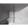 Mexen Velar Lükand dušisein Walk-in 130 x 200 cm, läbipaistev 8 mm, must - 871-130-000-03-70