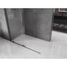 Mexen Velar Schiebedusche Walk-in 130 x 200 cm, transparent 8 mm, gebürstet in Gun Grau - 871-130-000-03-66