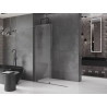 Mexen Velar paroi de douche coulissante Walk-in 150 x 200 cm, transparent 8 mm, gris pistolet brossé - 871-150-000-03-66