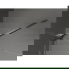 Mexen Velar Duschwand zum Schieben Walk-in 150 x 200 cm, transparent 8 mm, gun gray gebürstet - 871-150-000-03-66