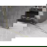 Mexen Velar Duschwand Schiebewand Walk-in 140 x 200 cm, transparent 8 mm, gold gebürstet - 871-140-000-03-55