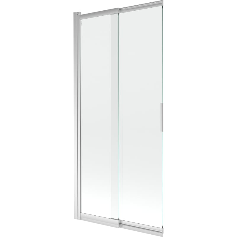 Mexen Fox paroi de baignoire à 2 volets coulissants 85 x 150 cm, transparent, chrome - 891-085-002-01-00