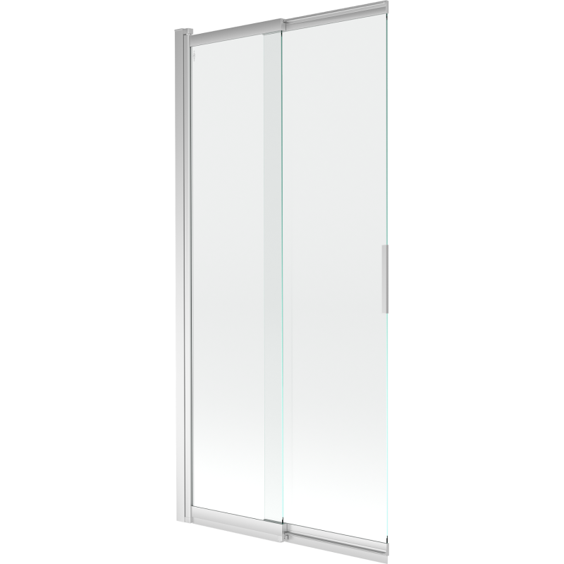 Mexen Fox paroi de douche 2 volets coulissants 85 x 150 cm, transparent, chrome - 891-085-002-01-00