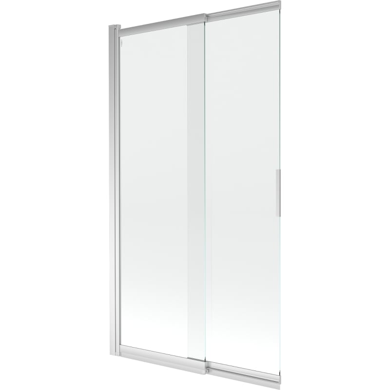 Mexen Fox 2-osaline lükand vannisein 100 x 150 cm, läbipaistev, kroom - 891-100-002-01-00
