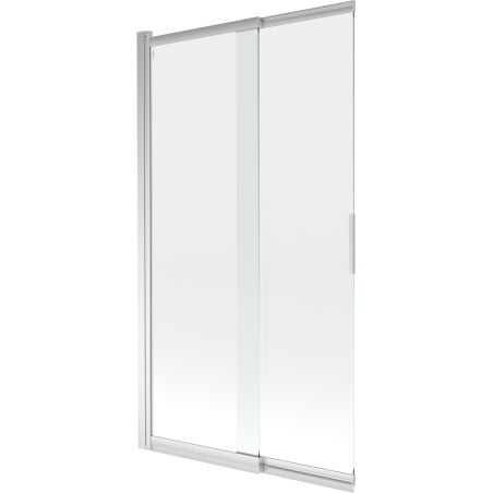 Mexen Fox 2-flügelige Schiebewannenabtrennung 100 x 150 cm, transparent, Chrom - 891-100-002-01-00