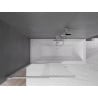 Mexen Fox 2-delige schuifbare badwand 100 x 150 cm, transparant, chroom - 891-100-002-01-00