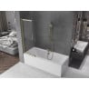Mexen Fox 2-wing sliding shower screen 100 x 150 cm, transparent, gold - 891-100-002-50-00