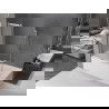 Mexen Fox badwand afscherming 2-delige schuifdeur 85 x 150 cm, ijs, chroom - 891-085-002-01-30