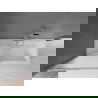 Mexen Fox badwand afscherming 2-delige schuifdeur 85 x 150 cm, ijs, chroom - 891-085-002-01-30