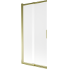 Mexen Fox painel de banheira de 2 asas deslizante 85 x 150 cm, fosco, dourado - 891-085-002-50-30