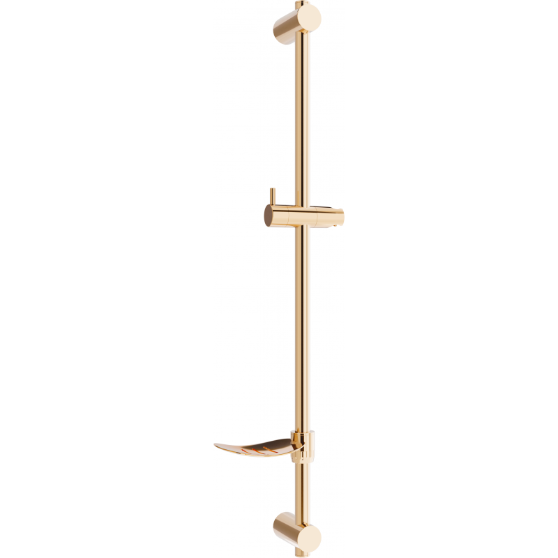 Mexen DF Duschstange mit Seifenschale 80 cm, Roségold - 79382-60