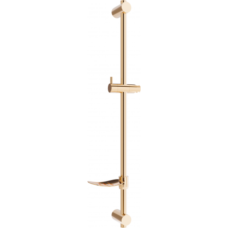 Mexen DF douchestang met zeepbakje 80 cm, roosgoud - 79382-60