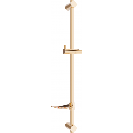Mexen DF shower rod with soap dish 80 cm, rose gold - 79382-60