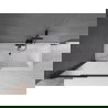 Mexen Fox tweedelige verschuifbare badkuipafscherming 85 x 150 cm, mat, zwart - 891-085-002-70-30