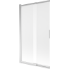 Mexen Fox 2-flügelige, verschiebbare Badewannenabtrennung 100 x 150 cm, matt, Chrom - 891-100-002-01-30