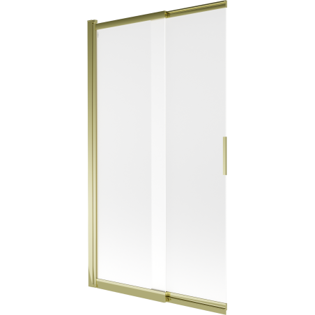 Mexen Fox 2-panel sliding bathtub screen 100 x 150 cm, frost, gold - 891-100-002-50-30
