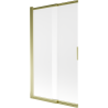 Mexen Fox 2-panel sliding bathtub screen 100 x 150 cm, frost, gold - 891-100-002-50-30