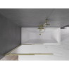 Mexen Fox 2-panel sliding bathtub screen 100 x 150 cm, frost, gold - 891-100-002-50-30