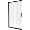 Mexen Fox paroi de douche 2 panneaux coulissants 100 x 150 cm, dépoli, noir - 891-100-002-70-30