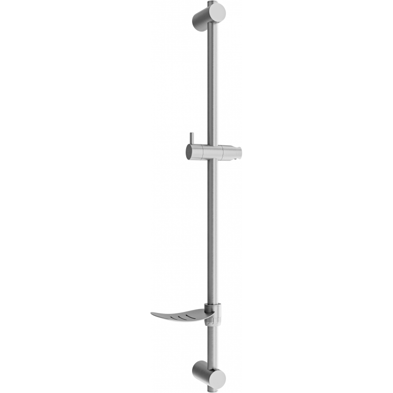 Mexen DF 80 cm Shower Rail with Soap Dish, Graphite - 79382-66