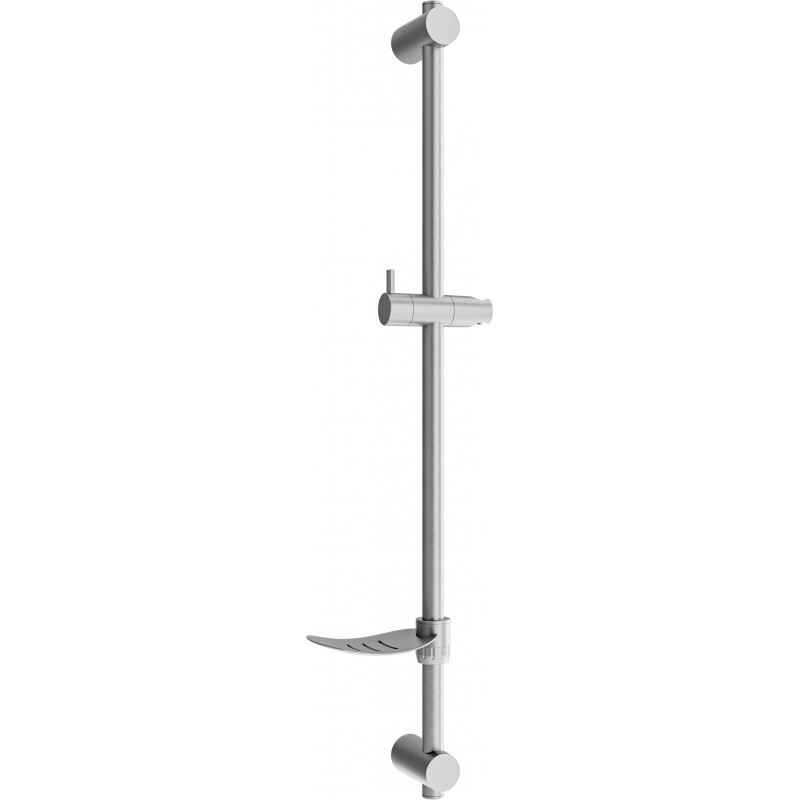 Mexen DF Duschstange mit Seifenschale 80 cm, Graphit - 79382-66