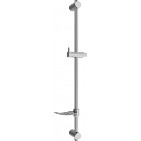 Mexen DF 80 cm Shower Rail with Soap Dish, Graphite - 79382-66
