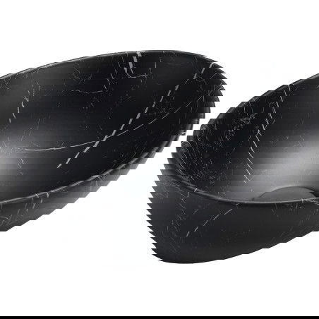 Mexen Elza Aufsatzwaschbecken 40 x 33 cm, schwarzer Stein - 21014099