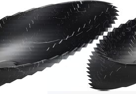 Mexen Elza opbouwwasbak 40 x 33 cm, zwarte steen - 21014099