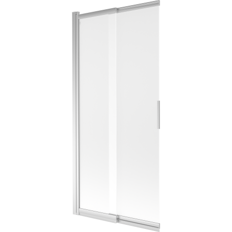 Mexen Fox parawan nawannowy 2-skrzydłowy przesuwny 85 x 150 cm, szron, chrom - 891-085-002-01-30