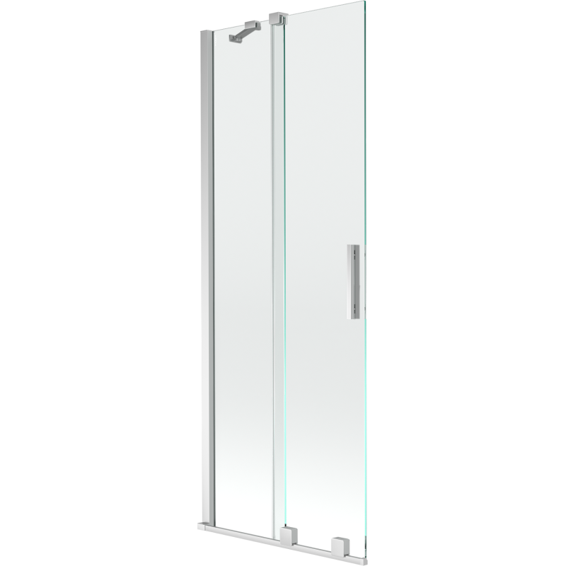 Mexen Velar paroi de baignoire 2 volets coulissants 70 x 150 cm, transparent, chrome - 896-070-000-01-01