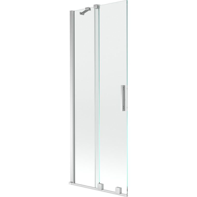 Mexen Velar 2-panel sliding bathtub screen 75 x 150 cm, transparent, chrome - 896-075-000-01-01