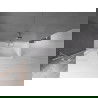 Mexen Velar Badewannenabtrennung 2-teilig verschiebbar 75 x 150 cm, transparent, Chrom - 896-075-000-01-01