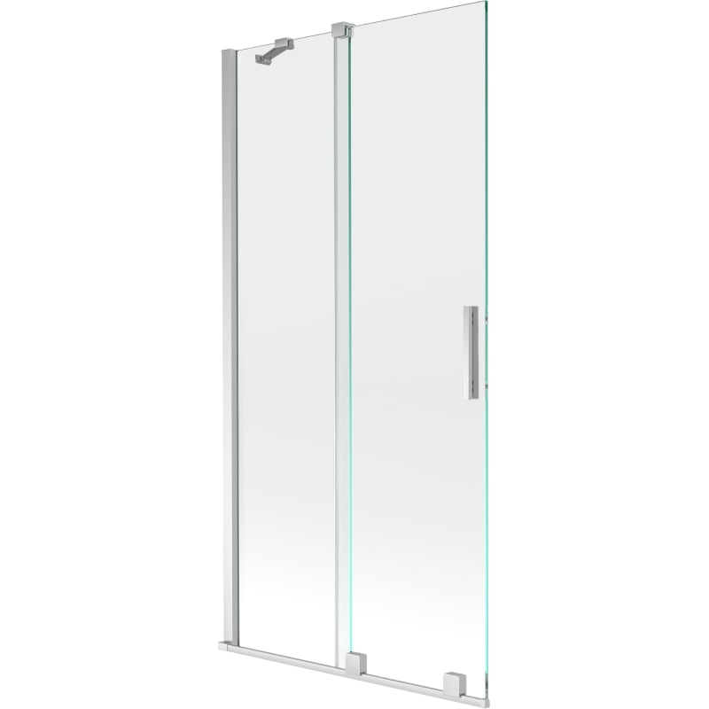 Mexen Velar pomični paravan za 2-krilna vrata 90 x 150 cm, proziran, krom - 896-090-000-01-01